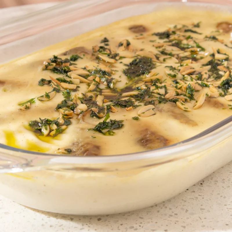 كوسا اللحم بالبشاميل - Zucchini & Meat with Béchamel - Image 2